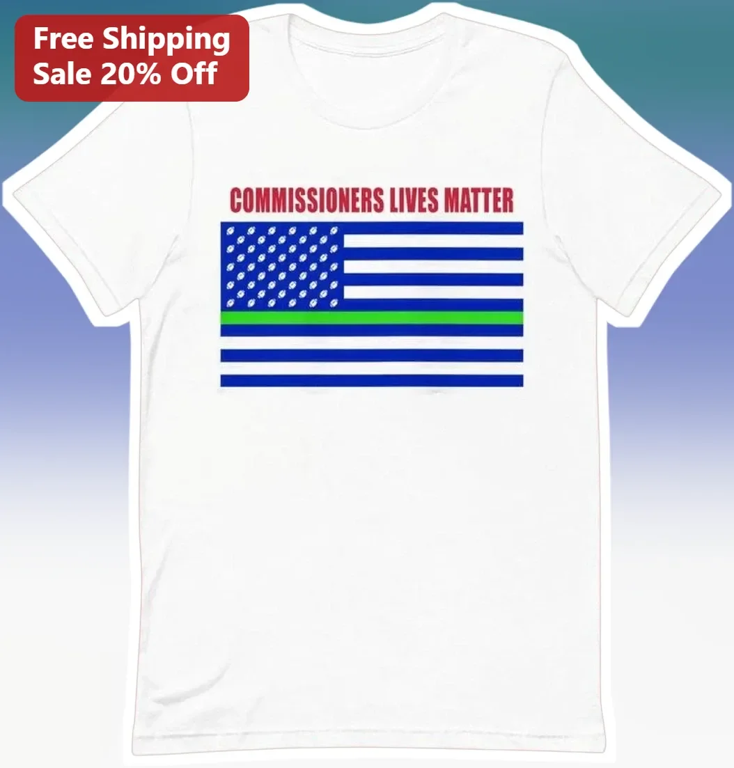 Commissioners Lives Matter Tee Funny Sports Official Humor Graphic T-Shirt