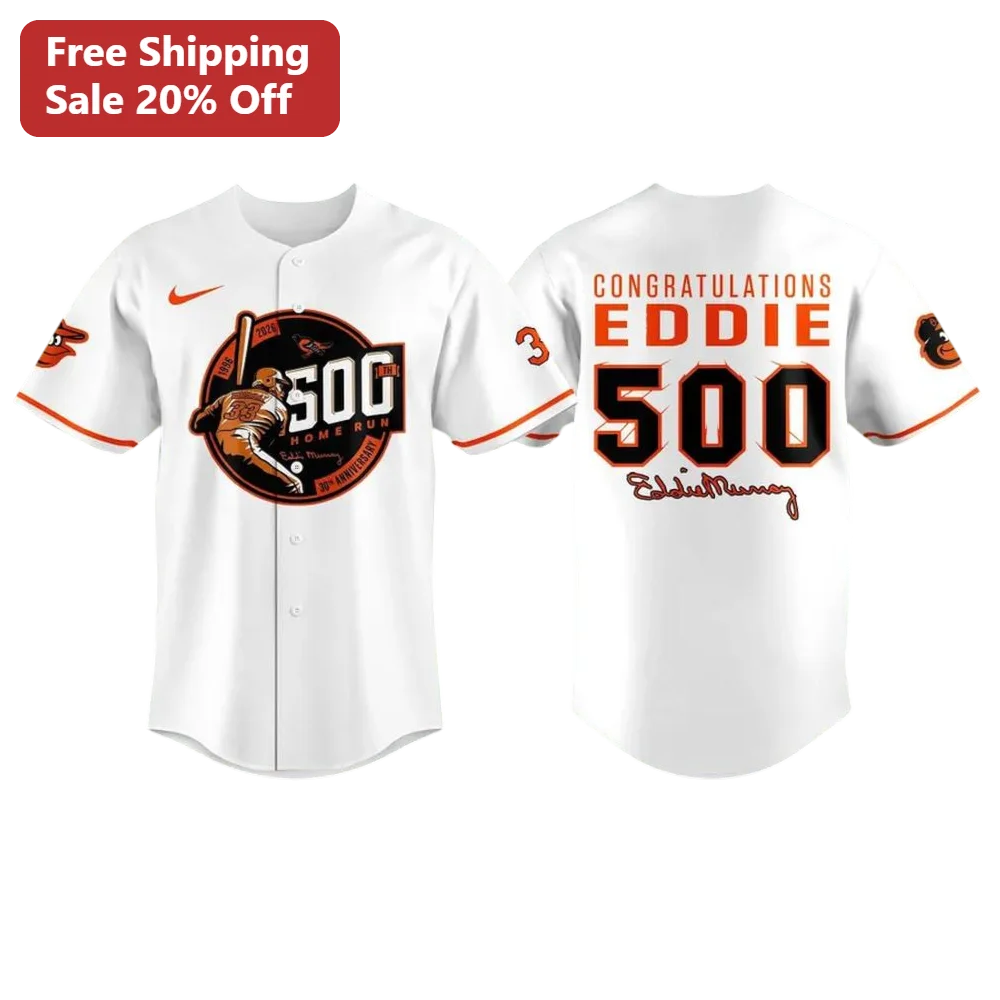 Congratulations Homerun Club Jersey Eddie Murray Baseball Milestone Gift