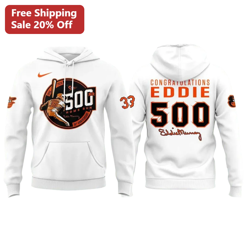 Congratulations Eddie Hoodie Baseball Home Run Club Commemorative Pullover for Men Women