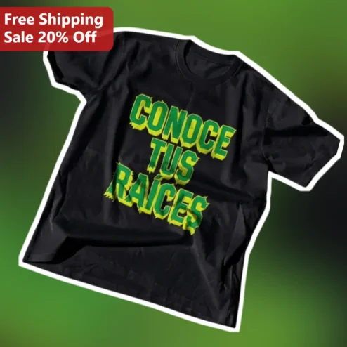 Conoce Tus Raices Tee Hispanic Heritage Ancestry Genealogy Family Tree Graphic Shirt