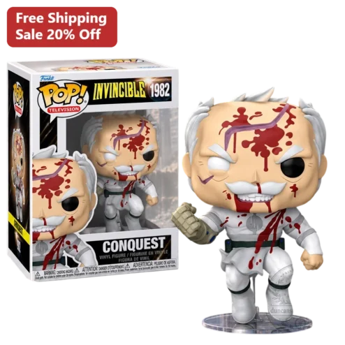 Conquest Vinyl Figure Invincible Character Collectible Soft Vinyl Toy