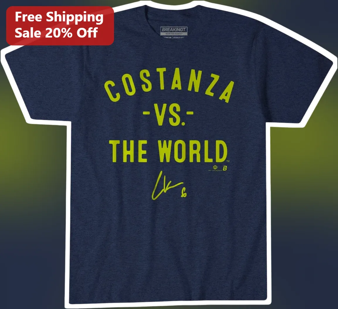 Costanza vs the World George Costanza Seinfeld Fan Graphic Tee