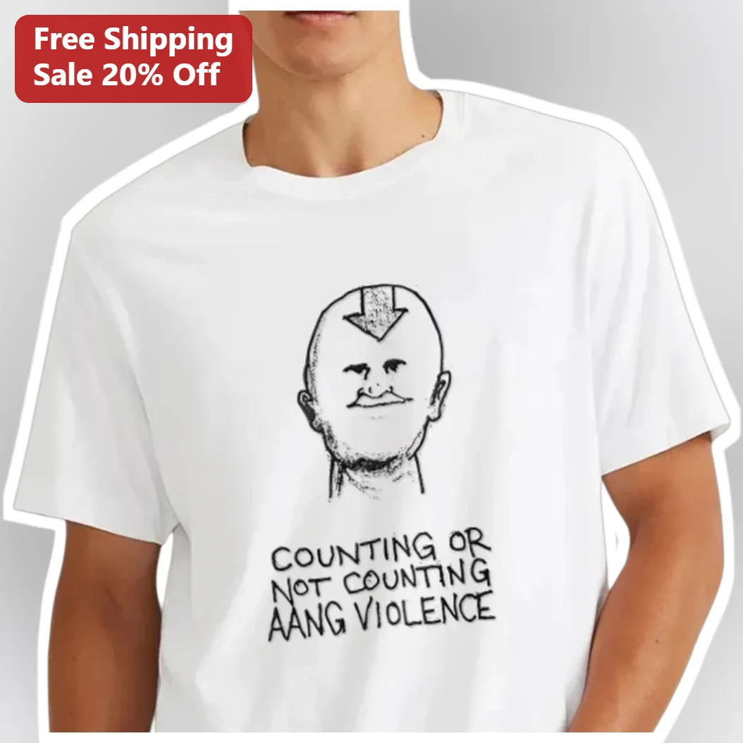 Counting Or Not Counting Aang Violence Meme Tee Avatar The Last Airbender Gift