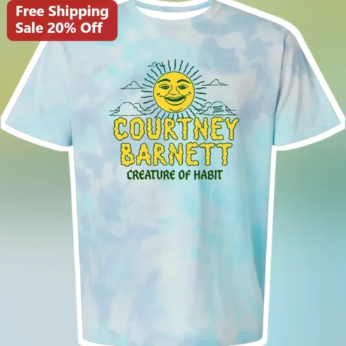 Courtney Barnett Creature of Habit Tee Indie Rock Album Art Graphic Shirt