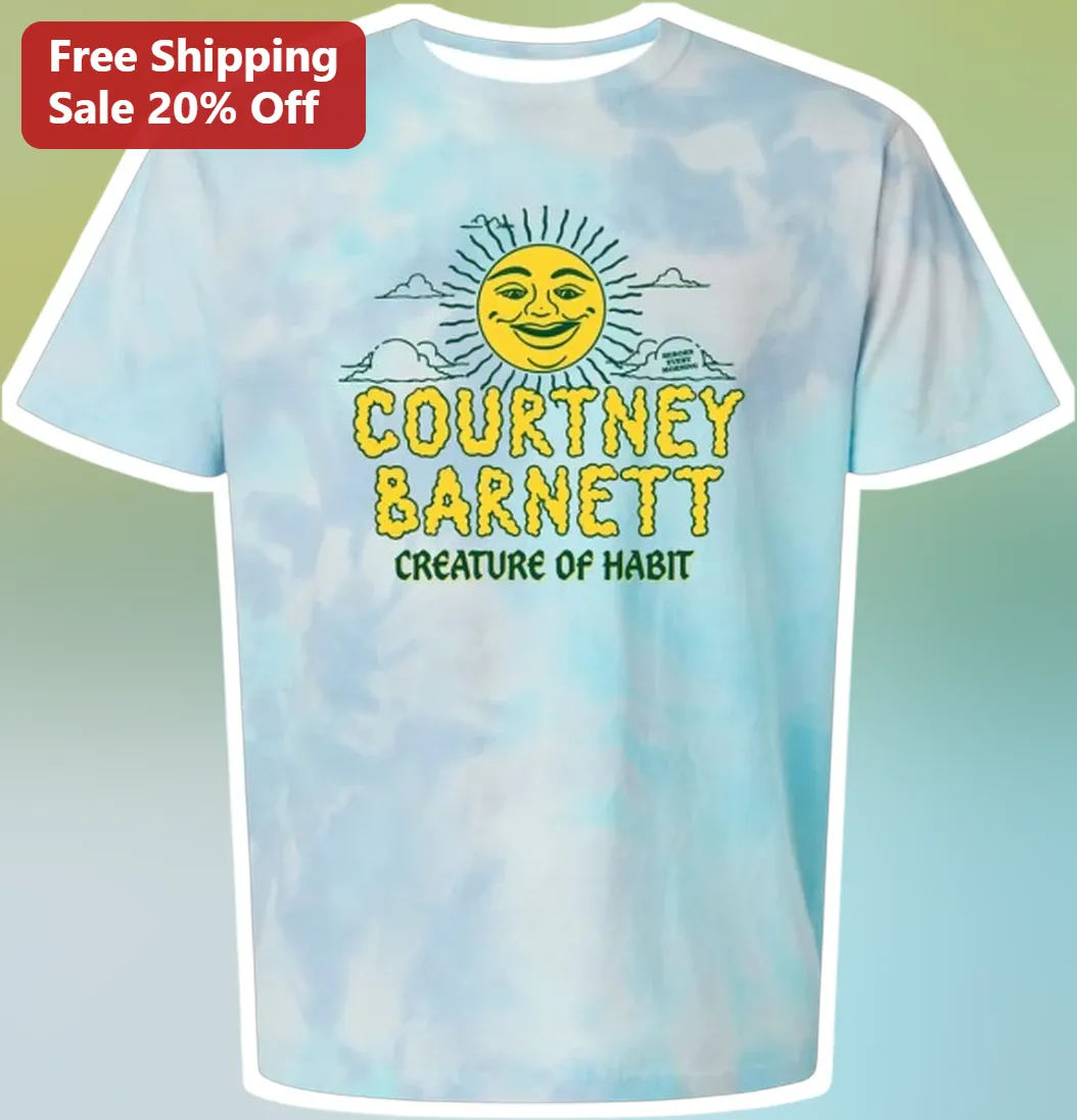 Courtney Barnett Creature of Habit Tee Indie Rock Album Art Graphic Shirt