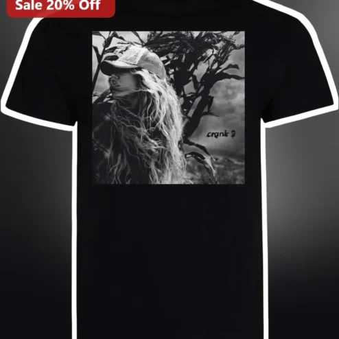 Crank 2 High Voltage Graphic Tee Country Music Fan Gift Black Cotton Shirt