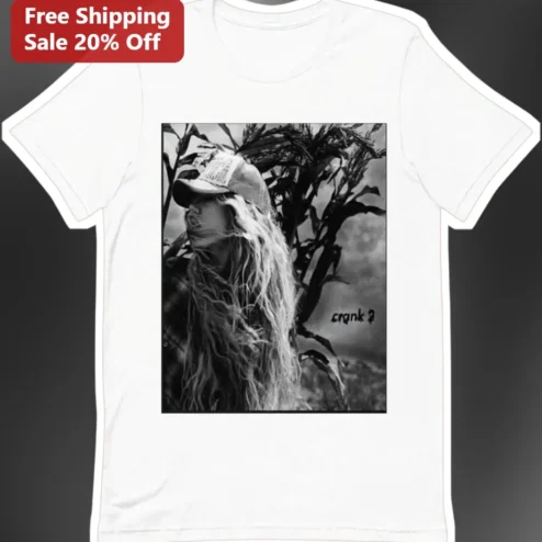Crank 2 High Voltage Graphic Tee Monochrome Photo Print Streetwear Shirt