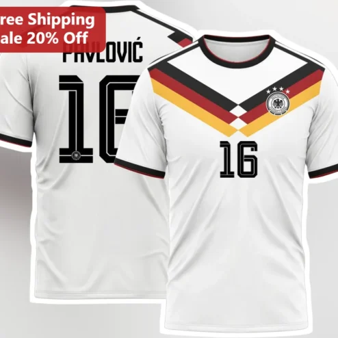 Custom German National Team Soccer Jersey Tee Personalized Name Number Gift