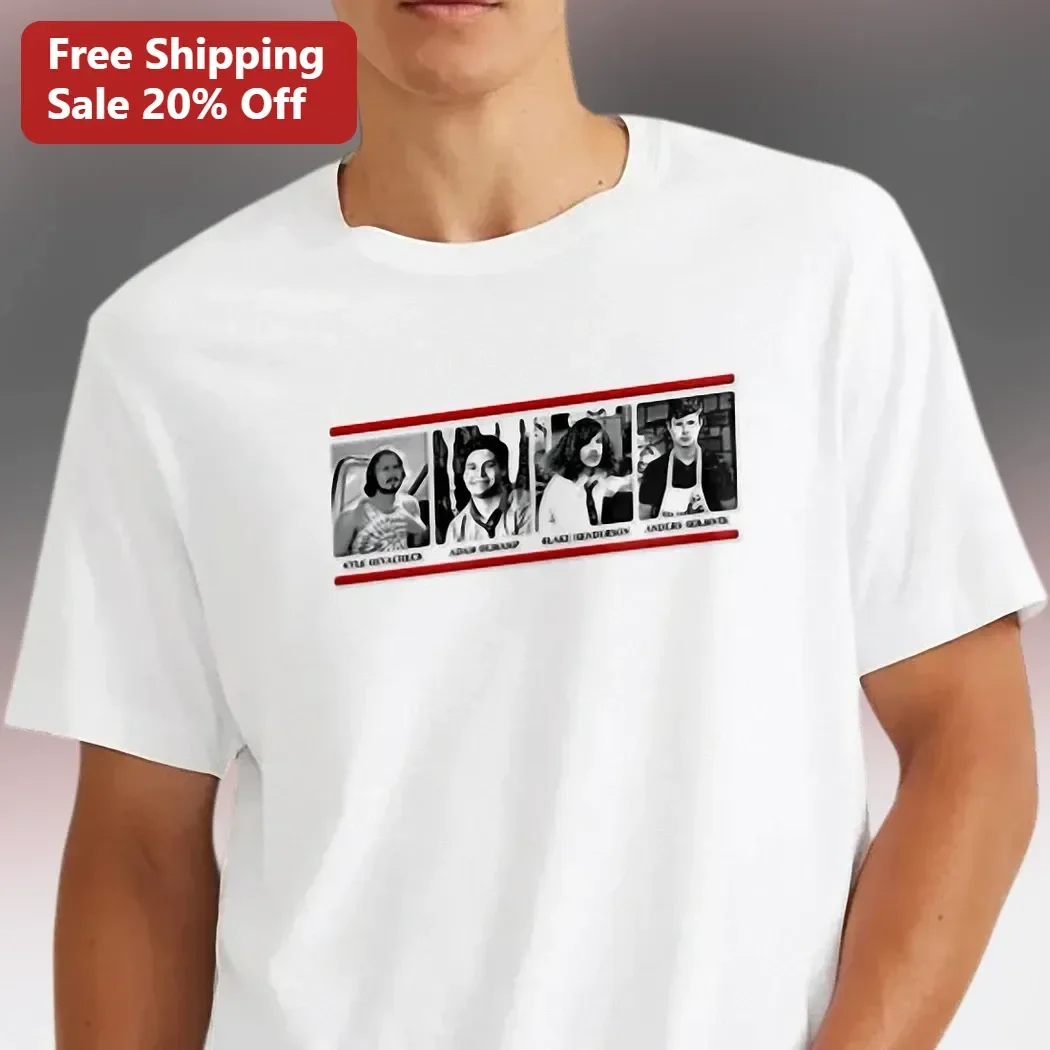 Custom Photo Lineup Tee Personalized Group Portrait Shirt Gift for Friends Family