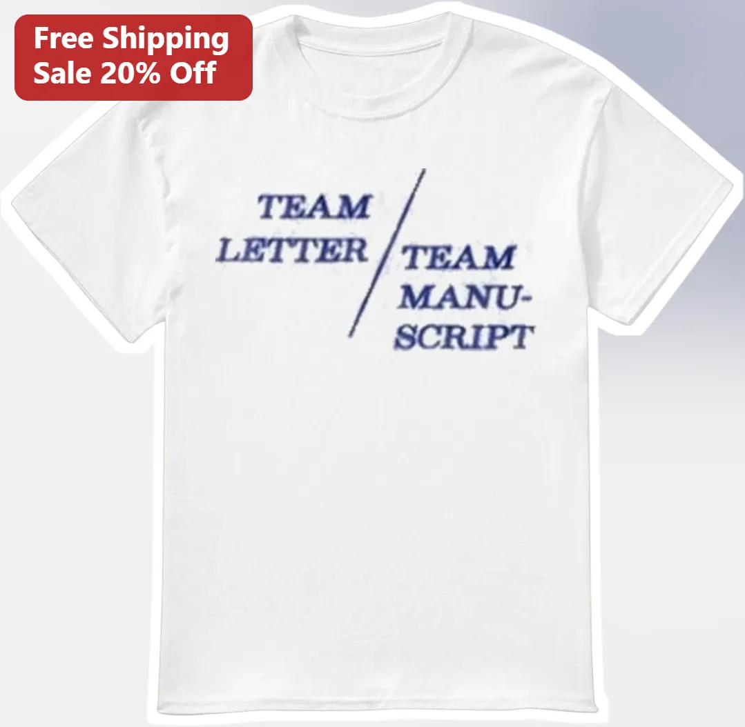 Custom Team Letter Personalized Typography Tee