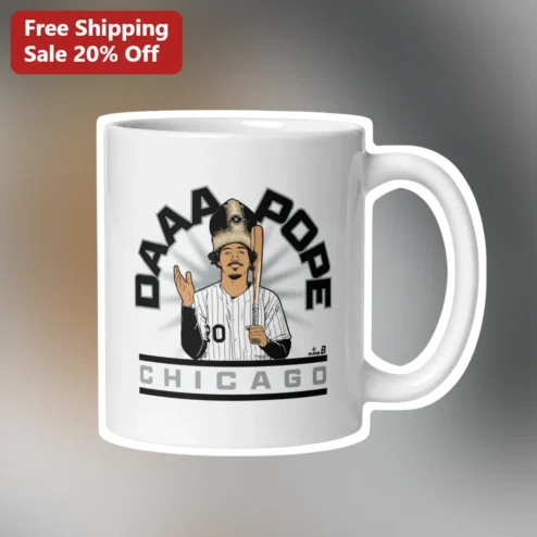DAAA POPE Chicago Mug Seiya Suzuki Baseball Pope Funny Sports Gift