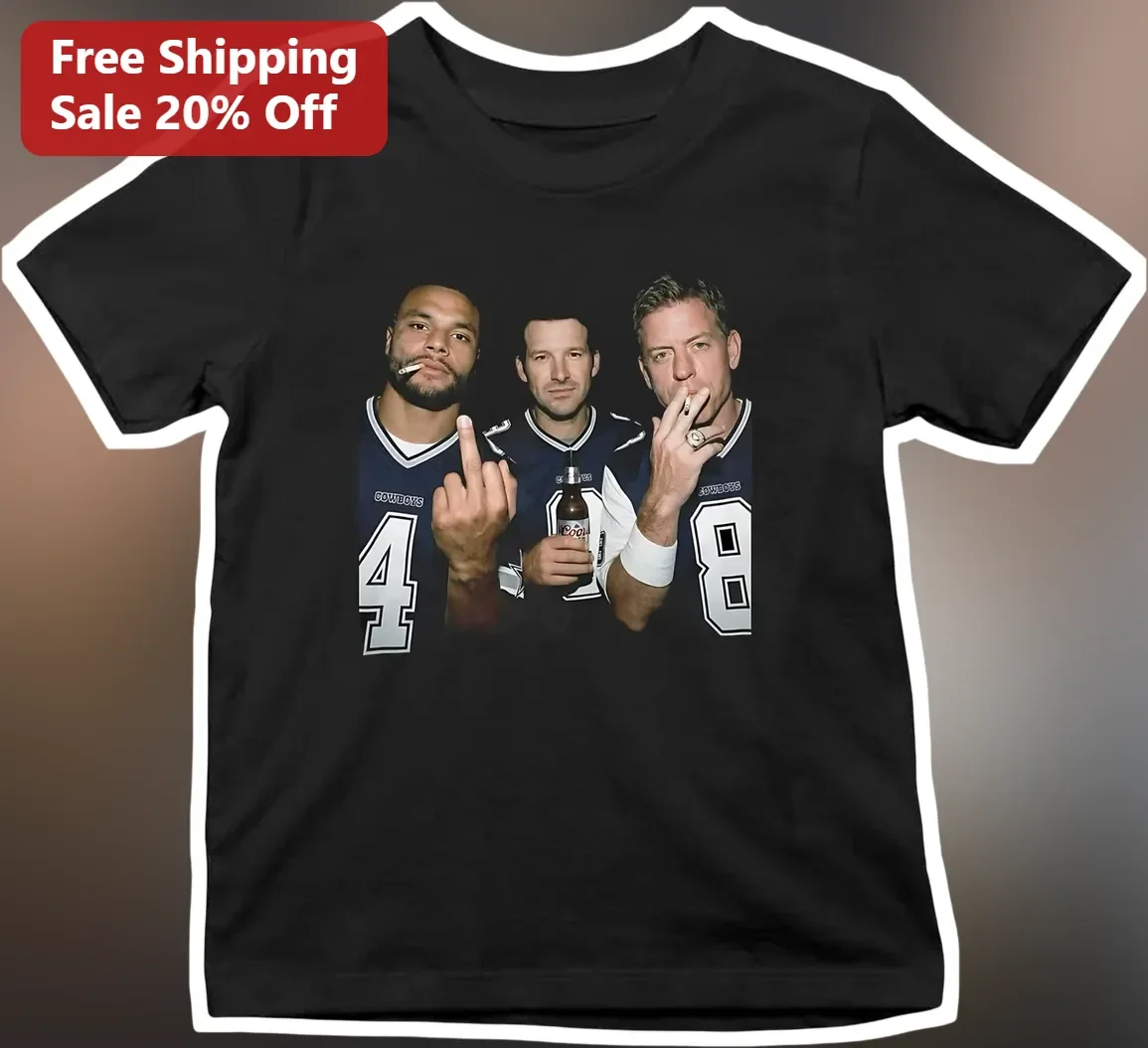 Dak Prescott Dallas Cowboys Satirical Graphic Tee for Men