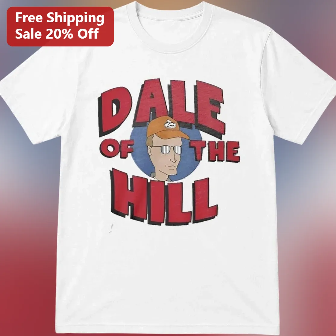 Dale of the Hill Tee Dale Gribble King of the Hill Funny Cartoon Graphic Shirt Gift for Fans