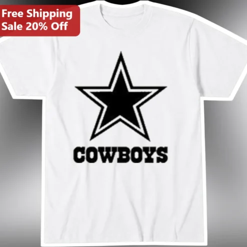 Dallas Cowboys Star Logo Graphic Tee for Men Women Sports Fans