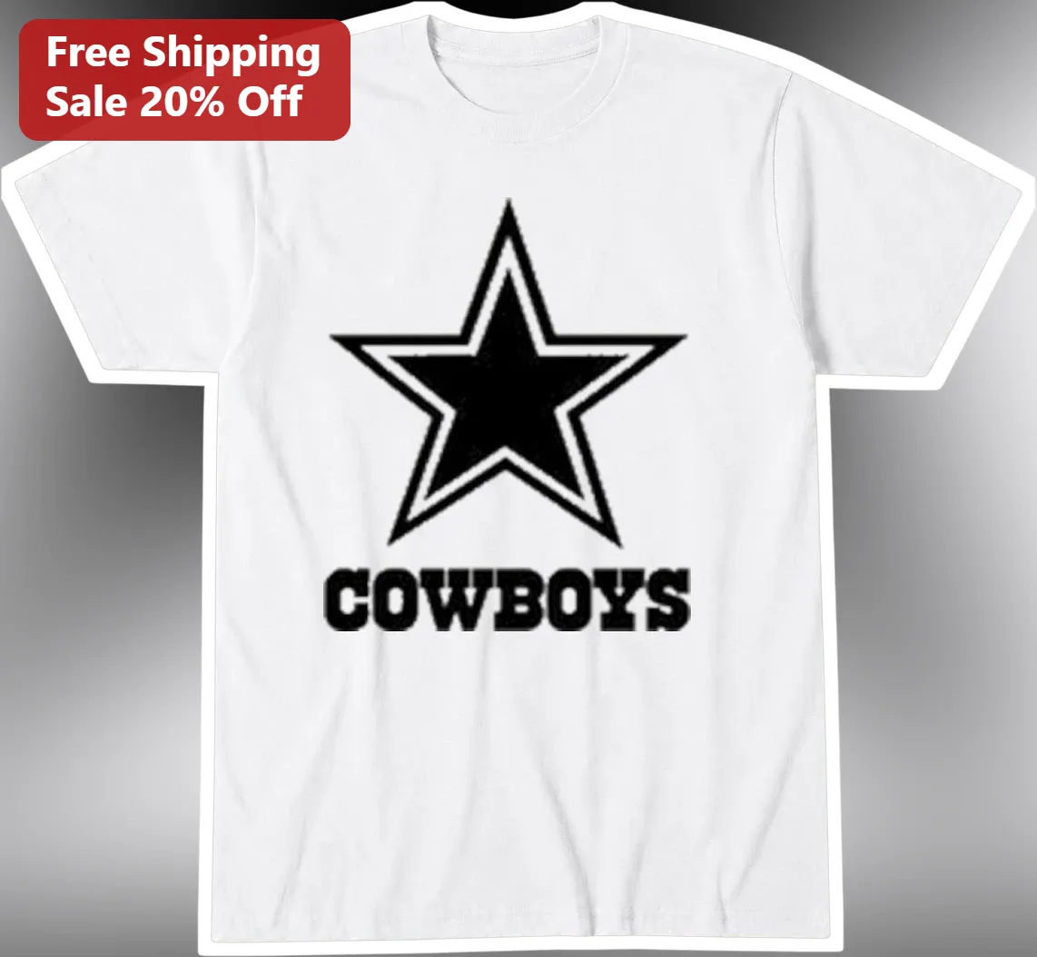 Dallas Cowboys Star Logo Graphic Tee for Men Women Sports Fans