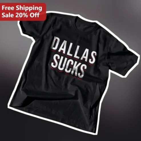 Dallas Sucks Tee Vintage Philadelphia Eagles Rivalry Shirt Distressed Grunge Graphic T-Shirt Gift for Sports Fans