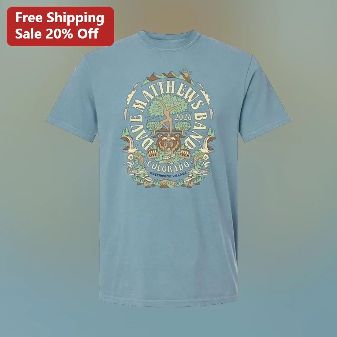 Dave Matthews Band Live From Colorado Graphic Tee