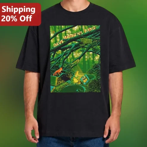 Dave Matthews Band Under The Table And Dreaming Vintage Album Art Graphic Tee