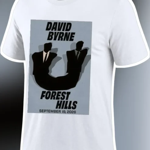 David Byrne Forest Hills Graphic Tee Talking Heads Fan Shirt