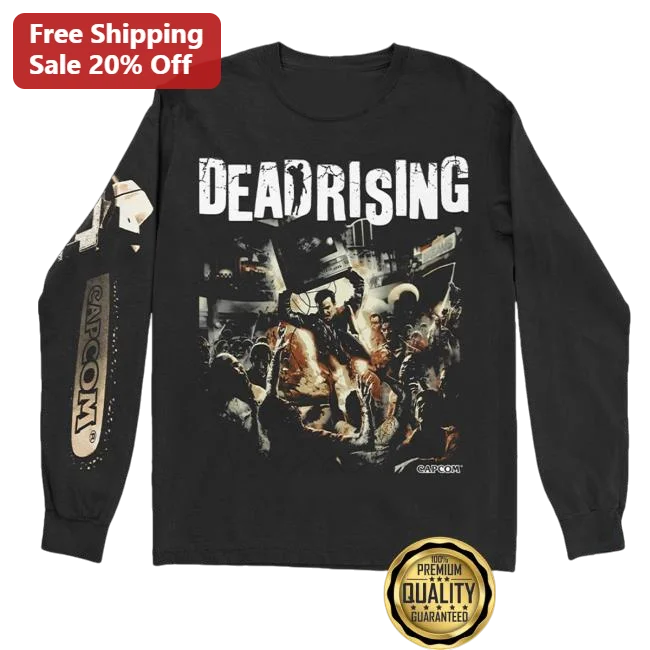 Dead Rising Frank West Zombie Horde Long Sleeve Tee