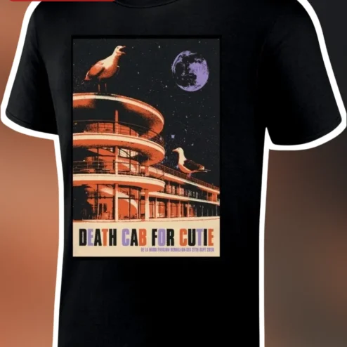 Death Cab For Cutie Tee Indie Rock Band Graphic Shirt Parody Merch Gift