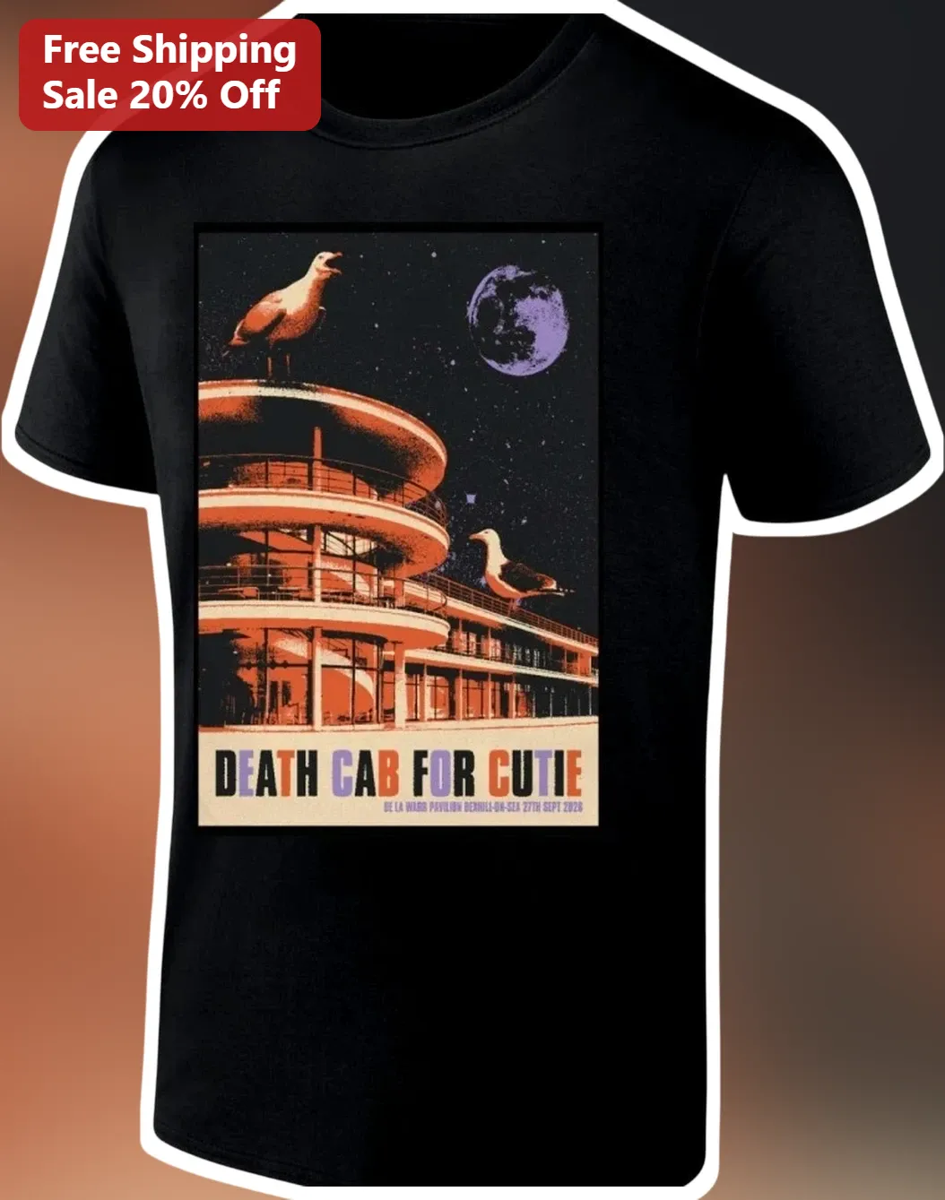 Death Cab For Cutie Tee Indie Rock Band Graphic Shirt Parody Merch Gift