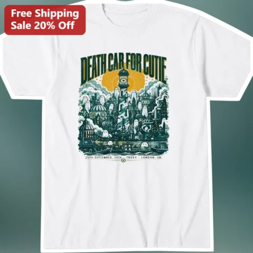 Death Cab for Cutie Tee Vintage Indie Rock Band Graphic Shirt