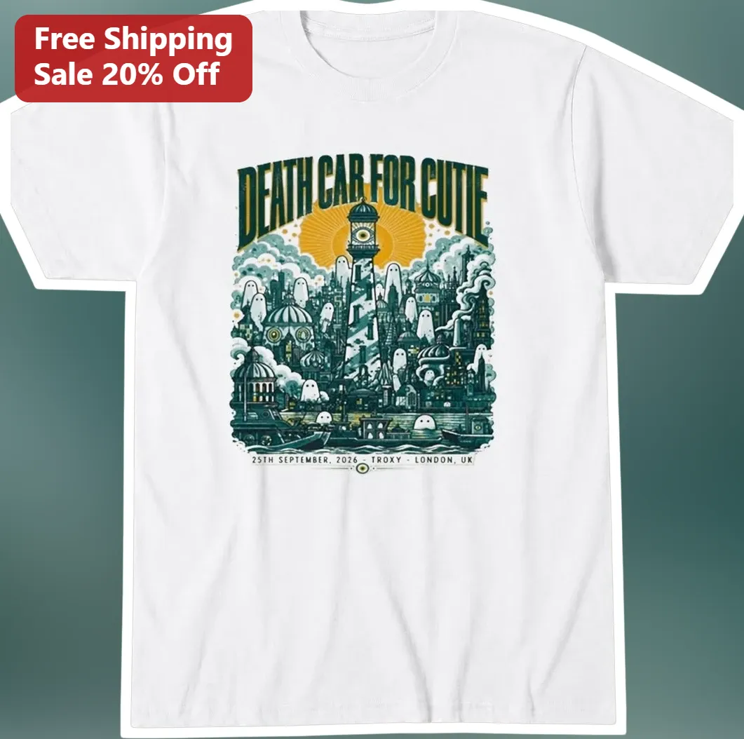 Death Cab for Cutie Tee Vintage Indie Rock Band Graphic Shirt