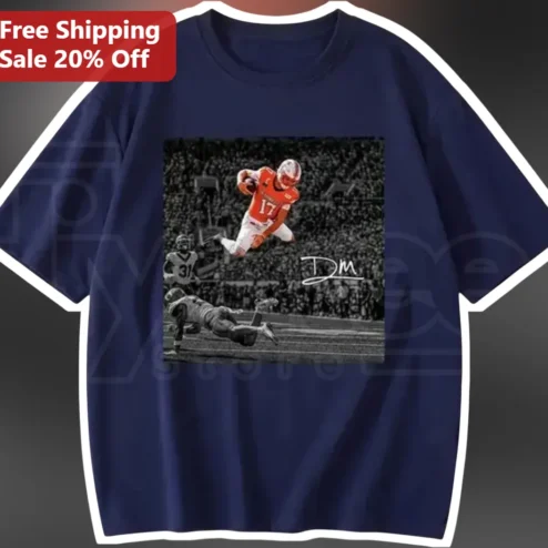 Deebo Samuel Tee San Francisco 49ers NFL Fan Apparel Navy Blue Football Player Graphic Shirt