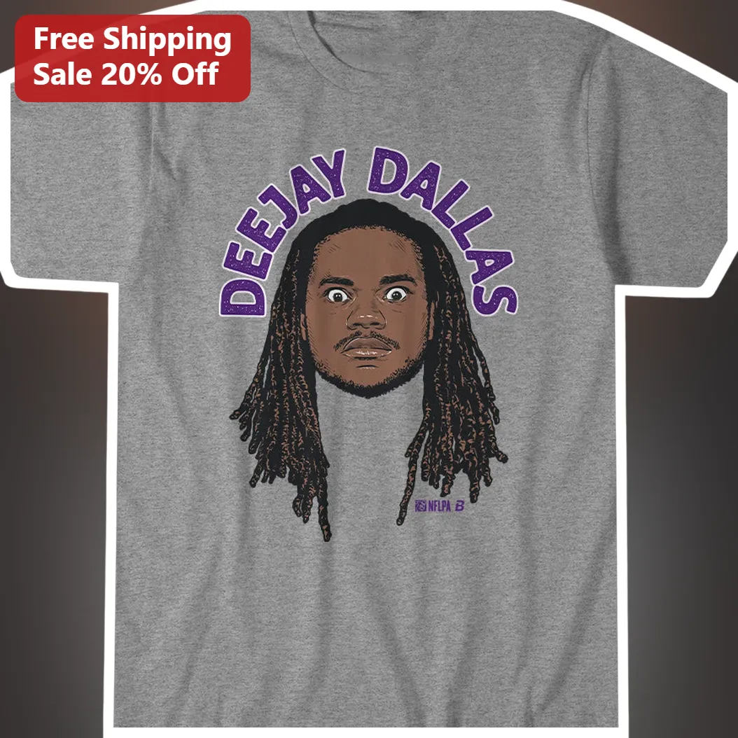DeeJay Dallas Minnesota Vikings Running Back Tee NFL Fan Gift