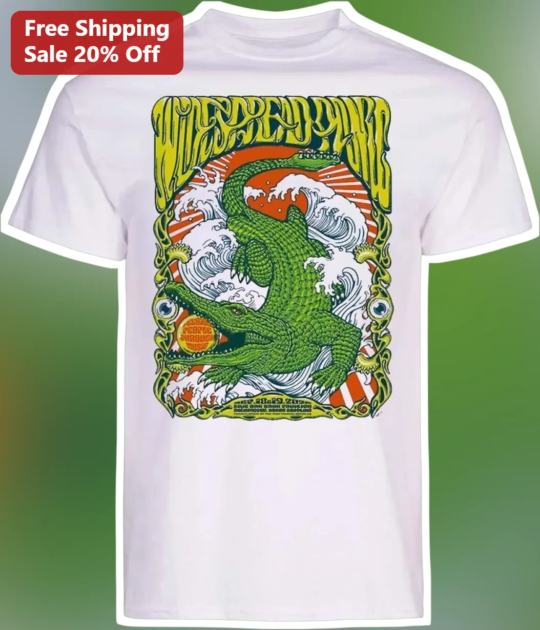 Deep End Psychedelic Alligator Vintage Rock Poster Graphic Tee