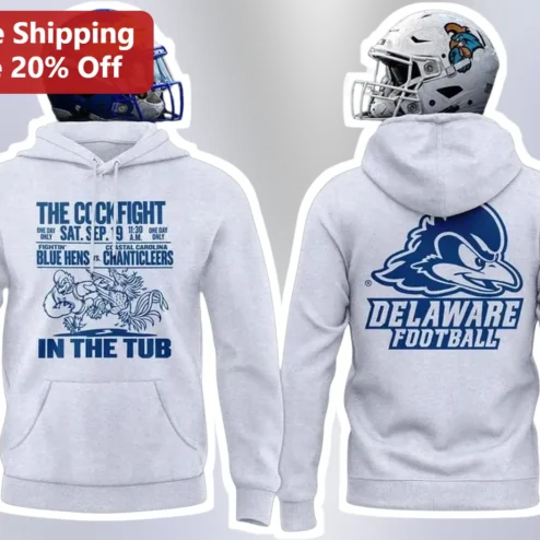 Delaware Football Blue Hens vs Coastal Carolina Chanticleers Game Day Hoodie