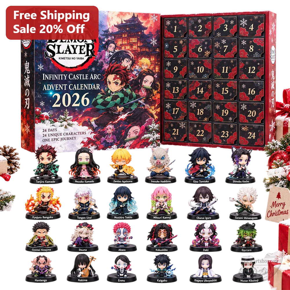 Demon Slayer Kimetsu no Yaiba Infinity Castle Arc Advent Calendar 2026 Anime Holiday Gift