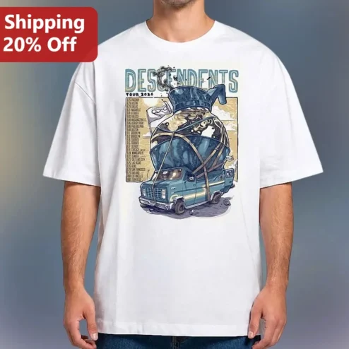 Descendents Tour 2026 Vintage Punk Rock Graphic Tee