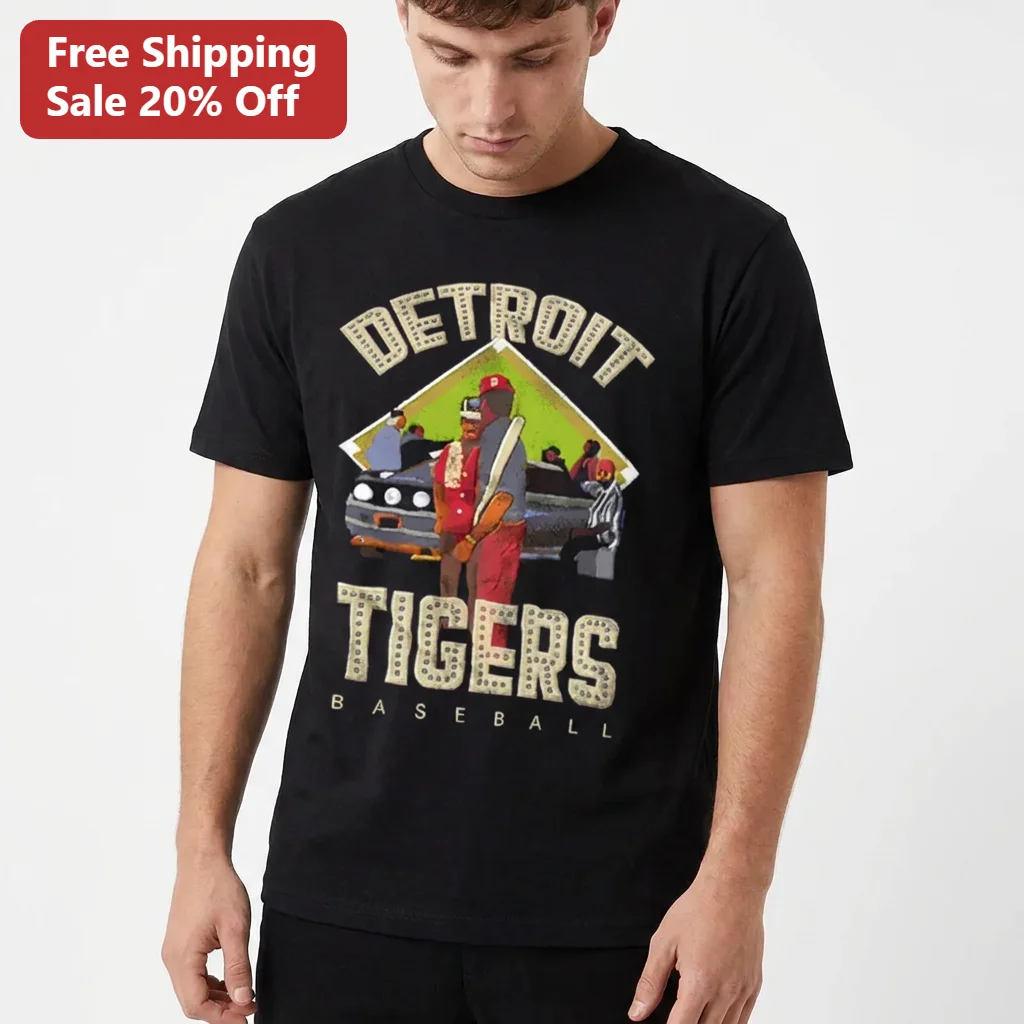 Detroit Tigers Baseball Tee Vintage Retro MLB Graphic Shirt Gift for Tigers Fans