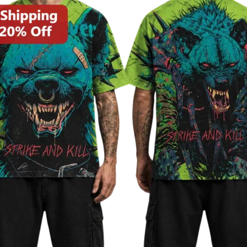 DevilDriver Strike and Kill Tee Heavy Metal Band Merch Graphic T-Shirt