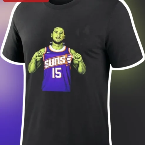 Devin Booker Frankenstein Monster Graphic Tee Phoenix Suns NBA Fan Gift