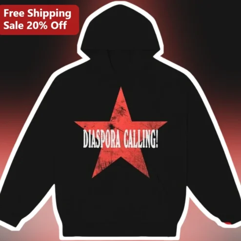 Diaspora Calling Hoodie Pan-African Cultural Pride Streetwear