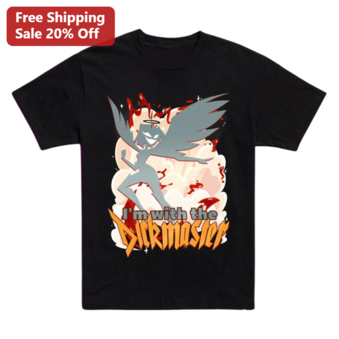 Dickmaster Hazbin Hotel Lute Tee I'm With The Dickmaster Fan Graphic Shirt