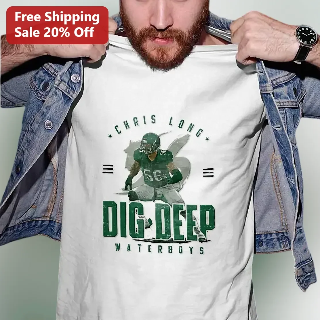 Dig Deep Waterboys Graphic Tee Band Lyric Art Unisex Cotton Shirt