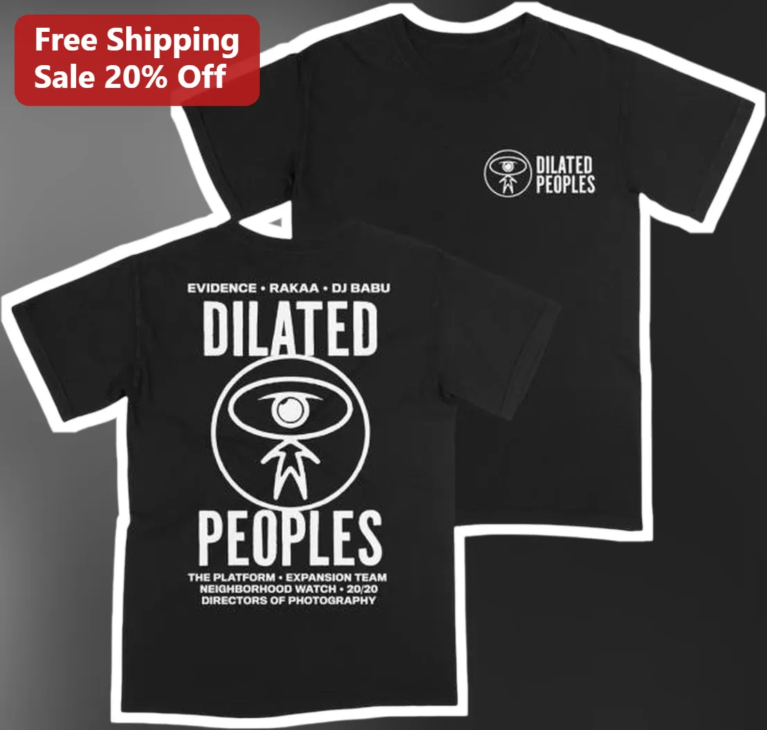 Dilated Peoples Hip Hop Group Graphic Tee Black Cotton Streetwear Shirt