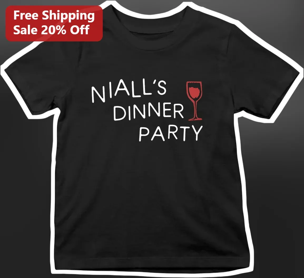 Dinner Party Wine Glass Graphic Tee Funny Host Gift For Wine Lovers