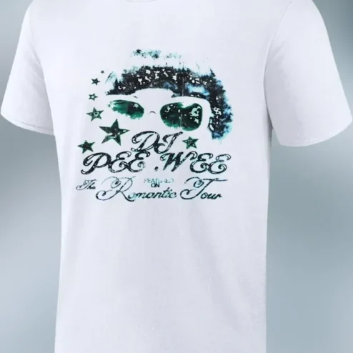 DJ Pee Wee Featuring The Romantic Tour Tee Vintage Retro Comedy Graphic Shirt