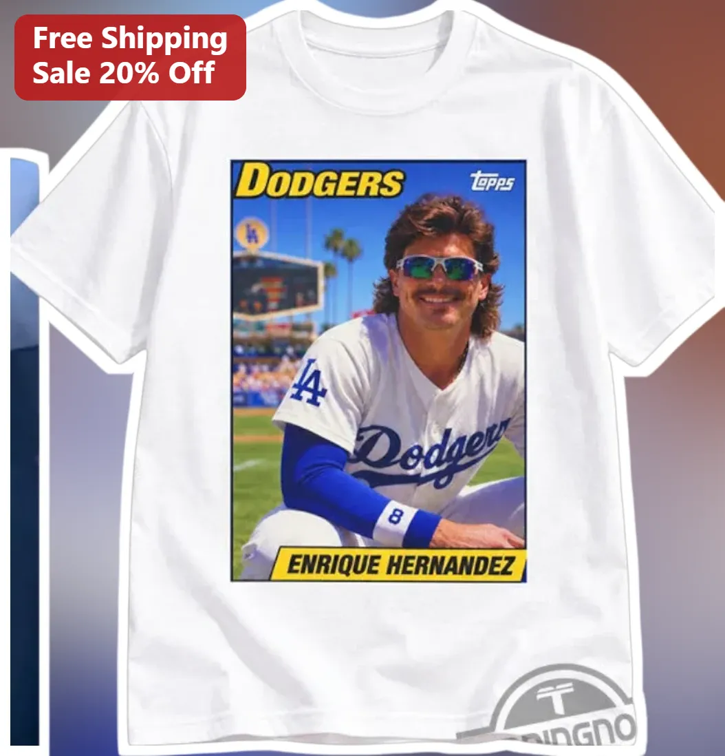 Dodgers Enrique Hernandez Tee Kiké Hernández Baseball Fan Gift Retro Vintage Style Shirt