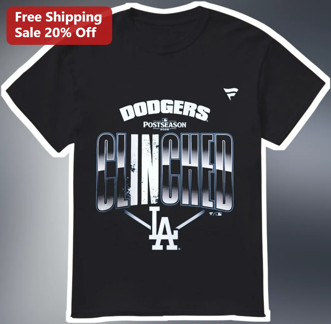 Dodgers Postseason Clinched LA Tee Los Angeles Playoff Berth Shirt