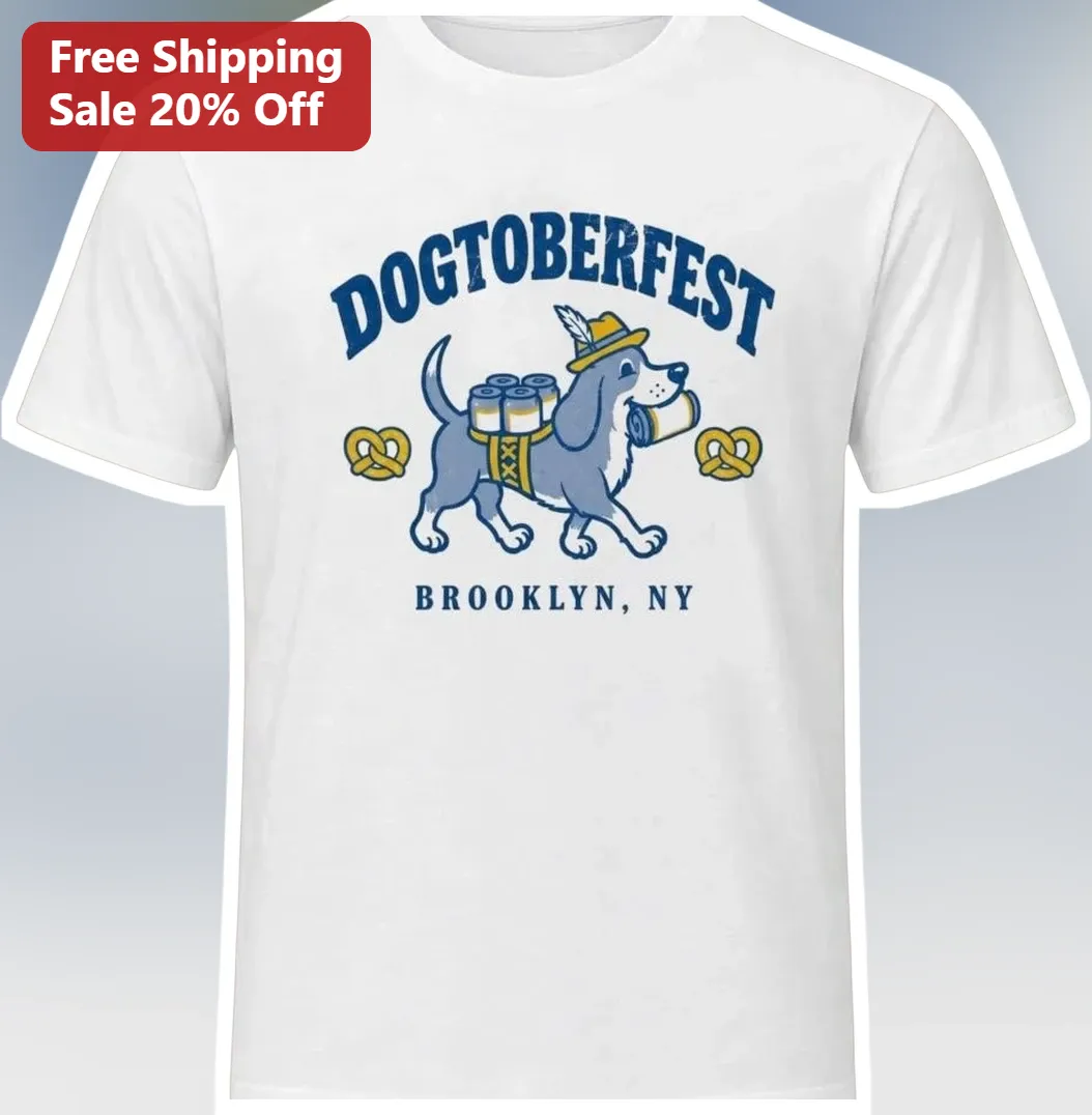 Dogtoberfest Brooklyn NY Tee Funny Oktoberfest Dog Lover Gift Shirt
