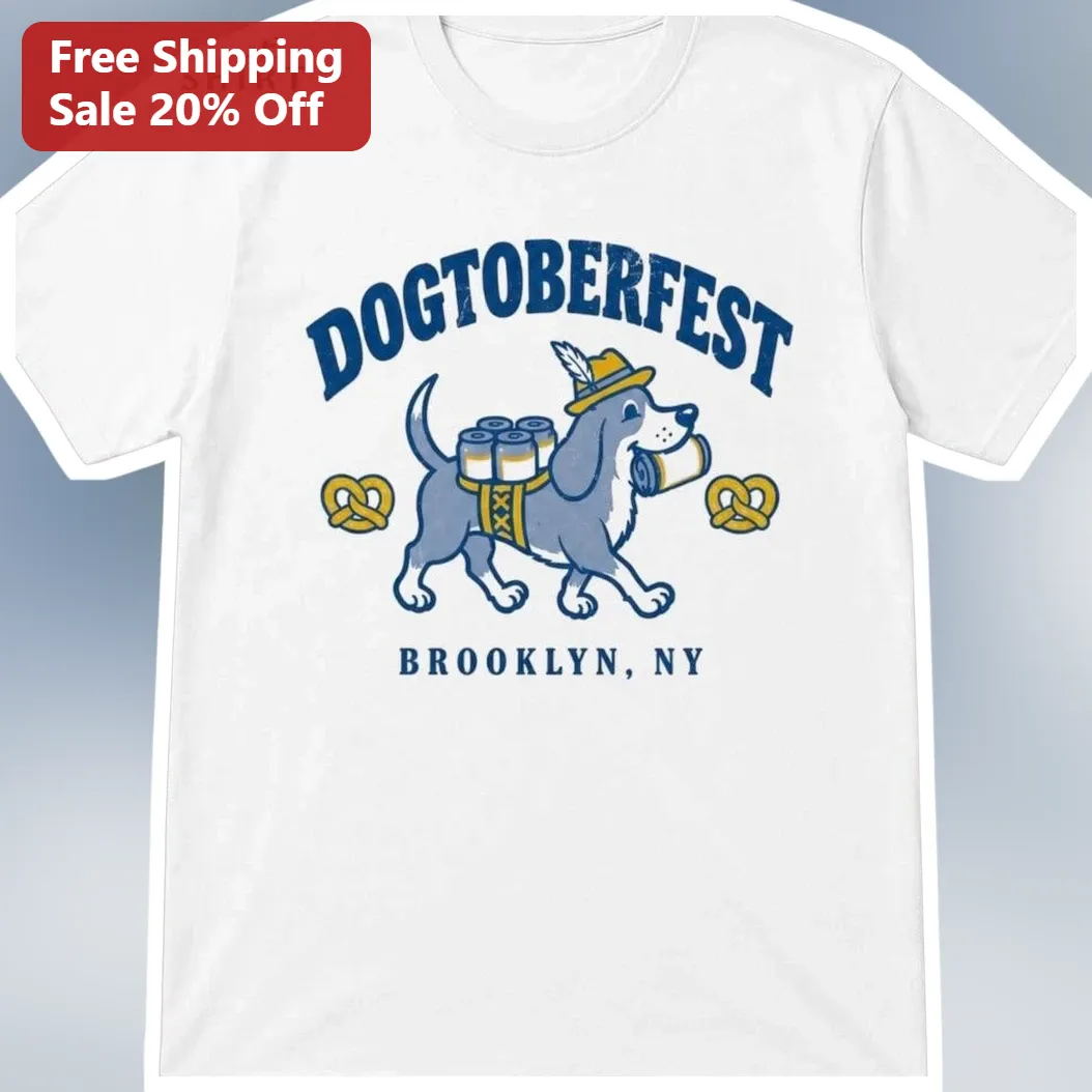 DOGTtoberFEST Brooklyn NY Tee Funny Dog Oktoberfest Gift for Men Women