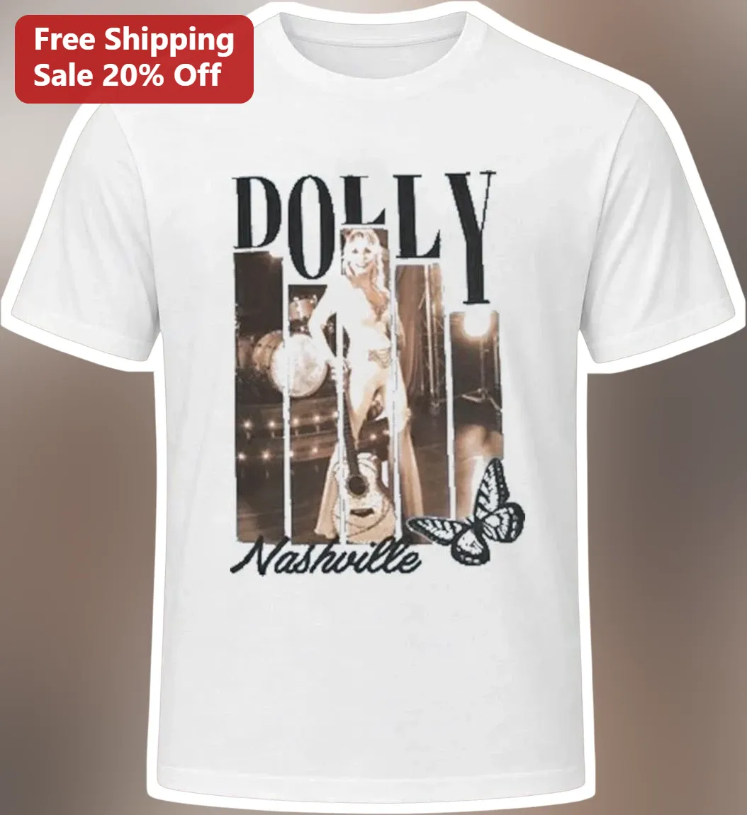 Dolly Parton Nashville Vintage Graphic Tee Country Music Fan Gift
