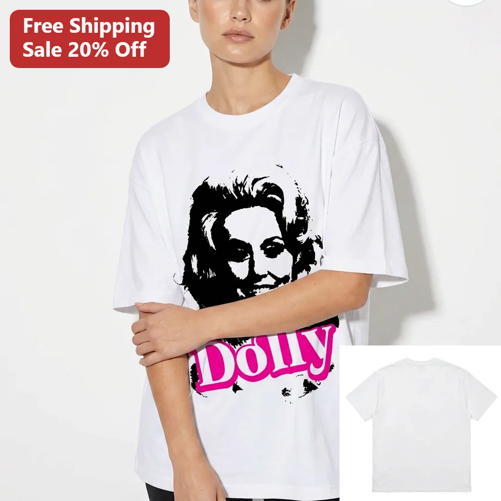 Dolly Tee, Dolly Parton Vintage Portrait Retro Country Music Graphic Shirt Gift for Women Men Fans