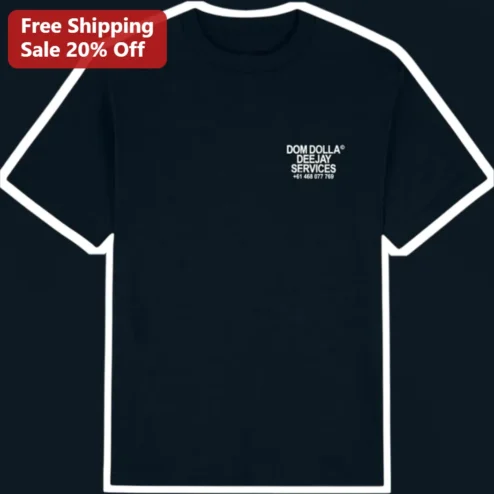 Dom Dolla Deejay Services Tee EDM House Music Fan Gift